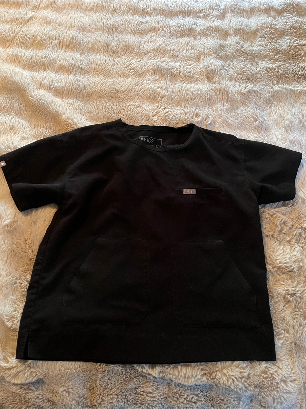 Figs Cropped Scrub Top